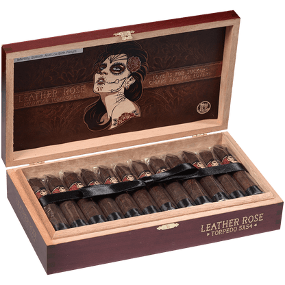DEADWOOD LEATHER ROSE TORPEDO 24 CT. BOX 5.00X54