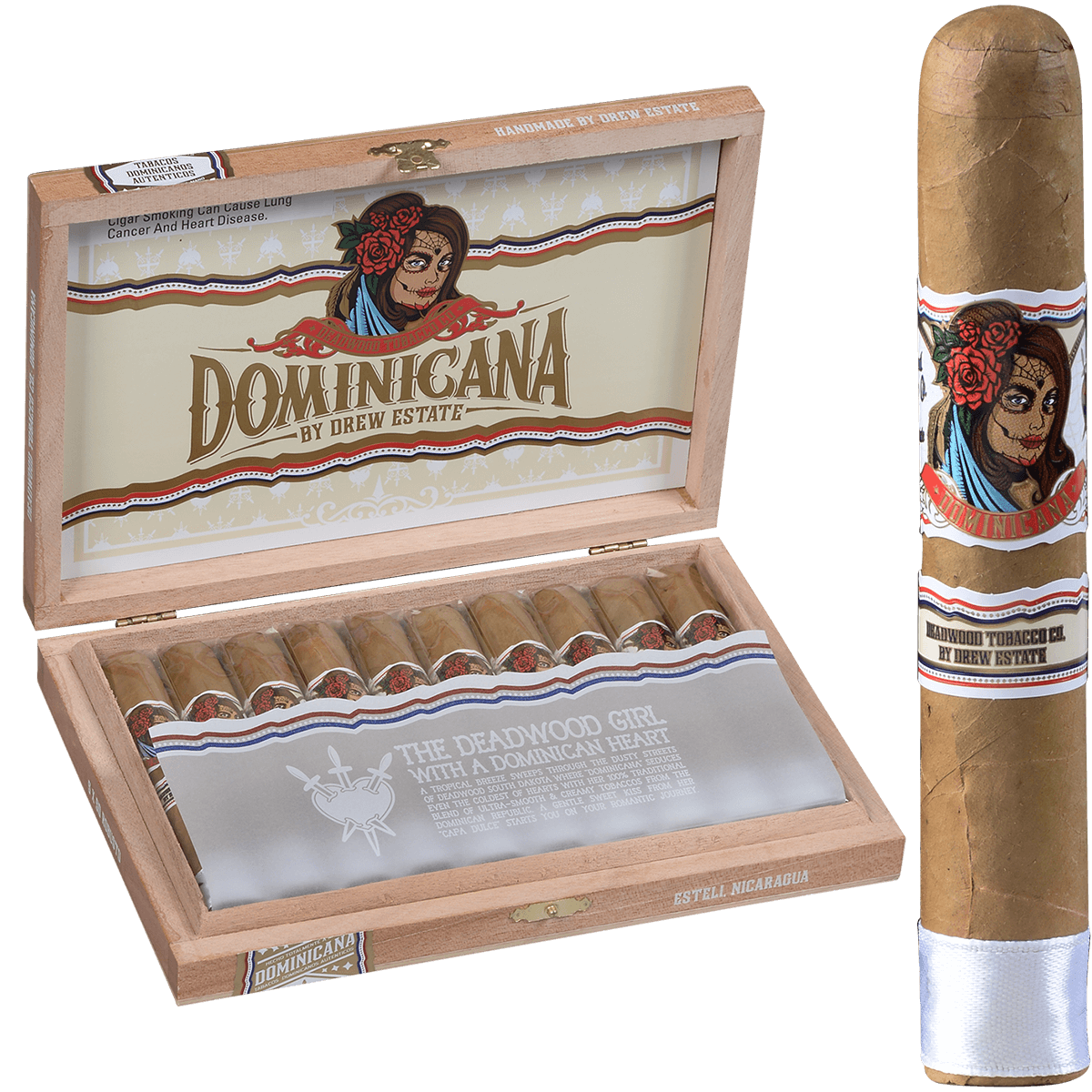 DEADWOOD DOMINICANA ROBUSTO 10 CT BOX 5X50
