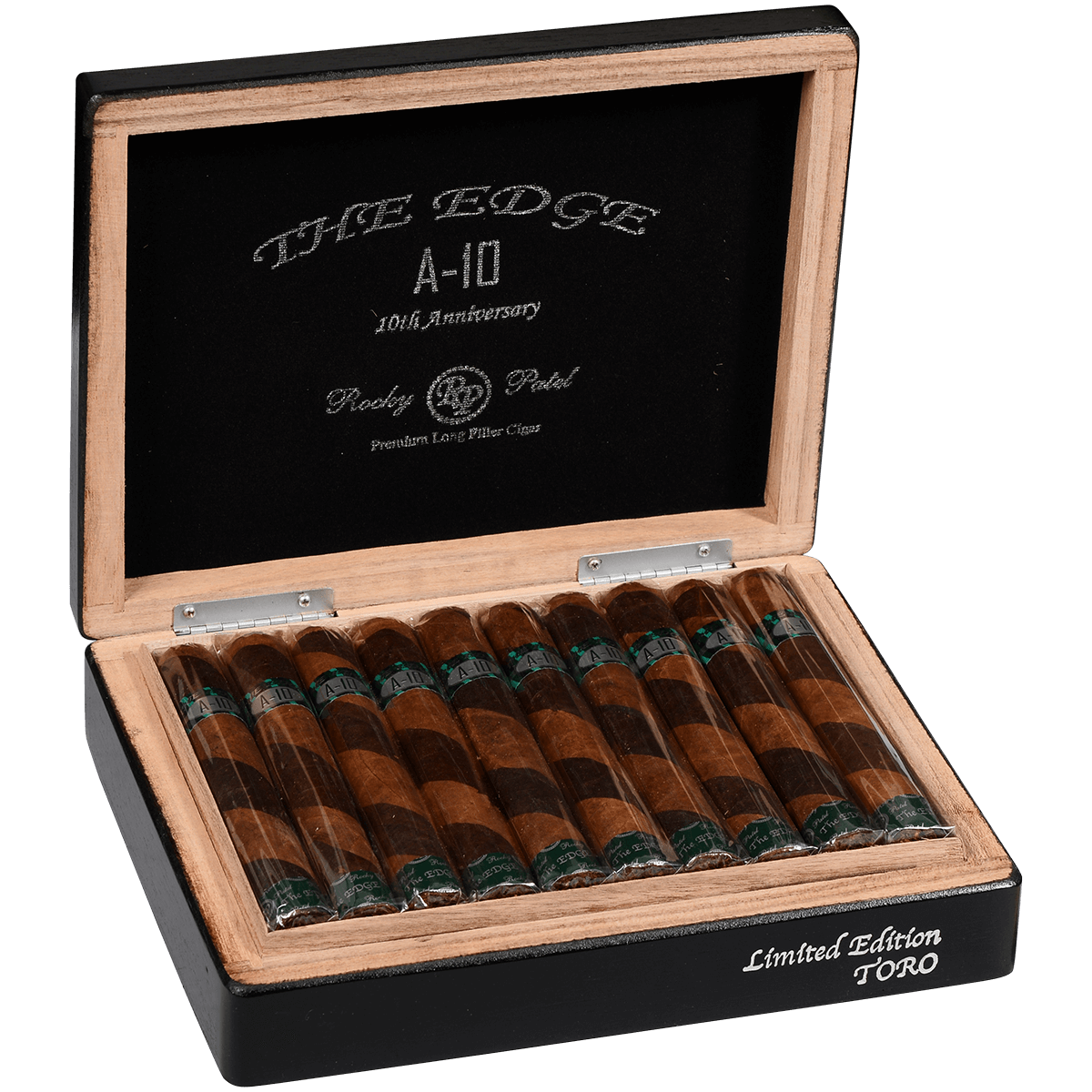 ROCKY PATEL THE EDGE "A-10" 10TH ANNIVERSARY 20 CT. BOX 6.00X52