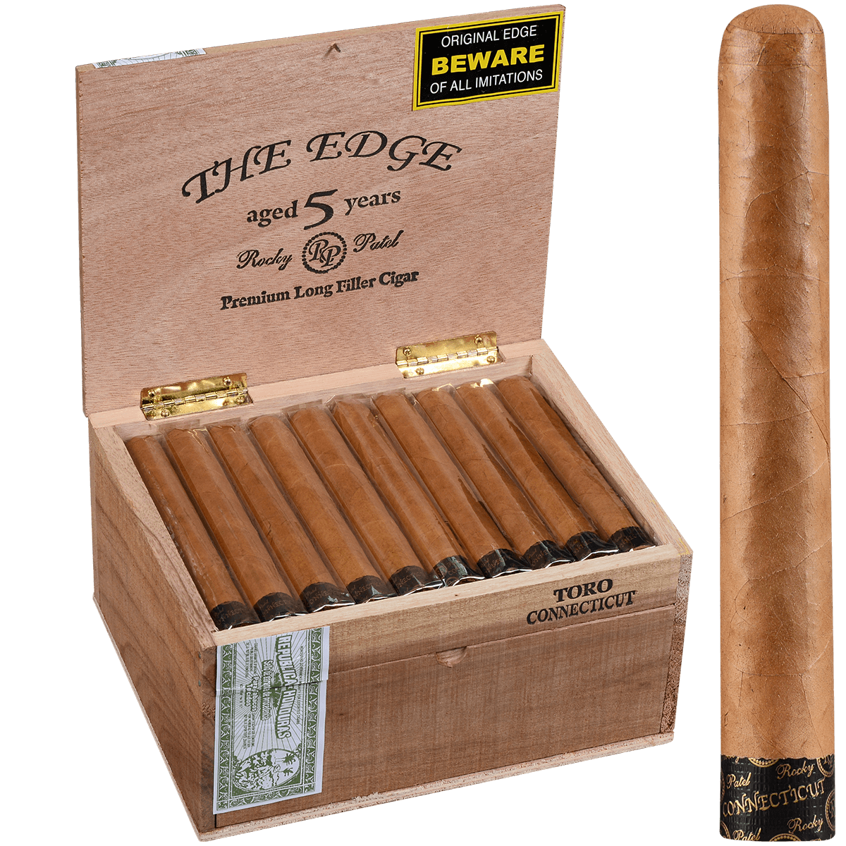 ROCKY PATEL THE EDGE LITE TORO 50 CT. BOX 6.00X52