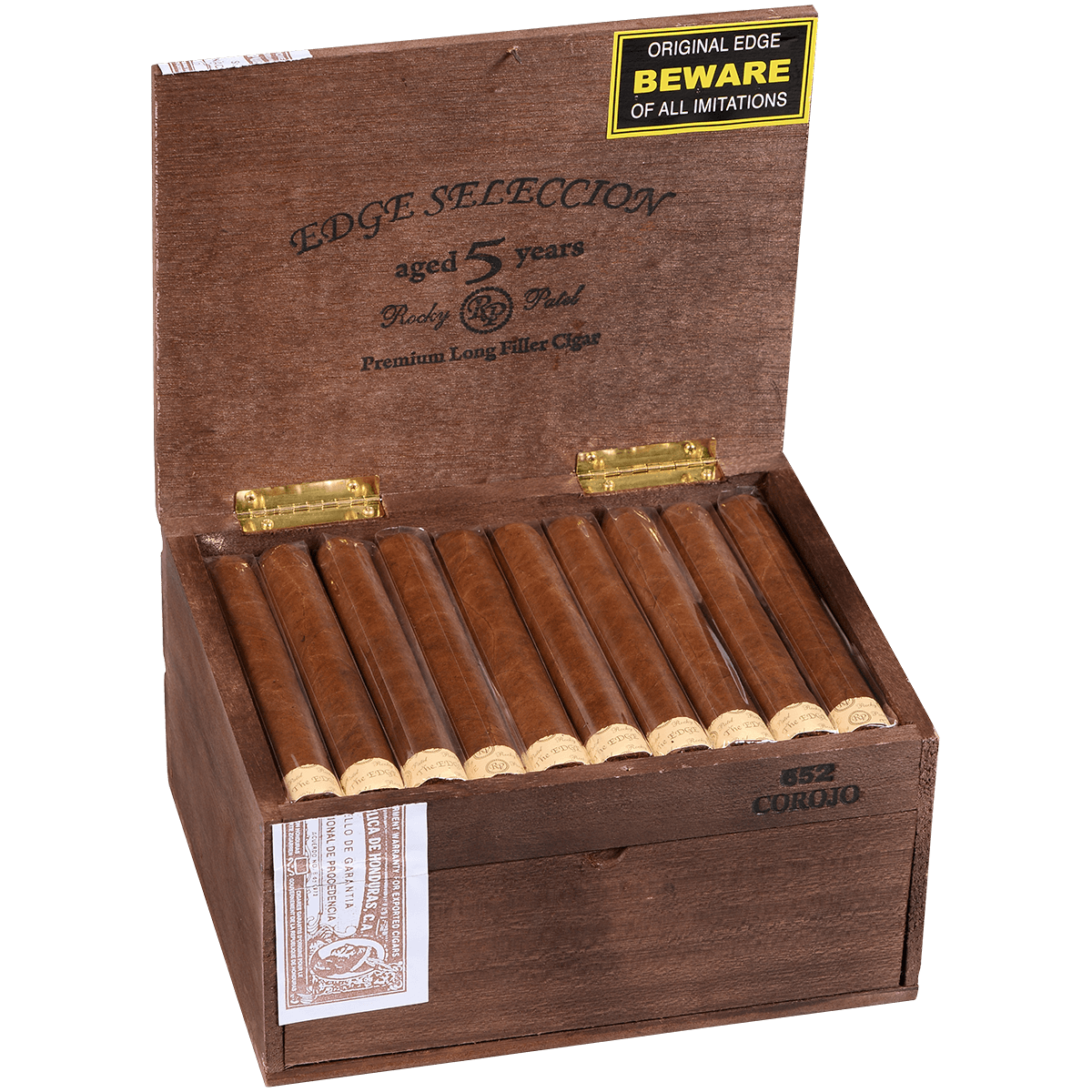ROCKY PATEL SELECCION THE EDGE 652 COROJO 50 CT. BOX 6.00X52