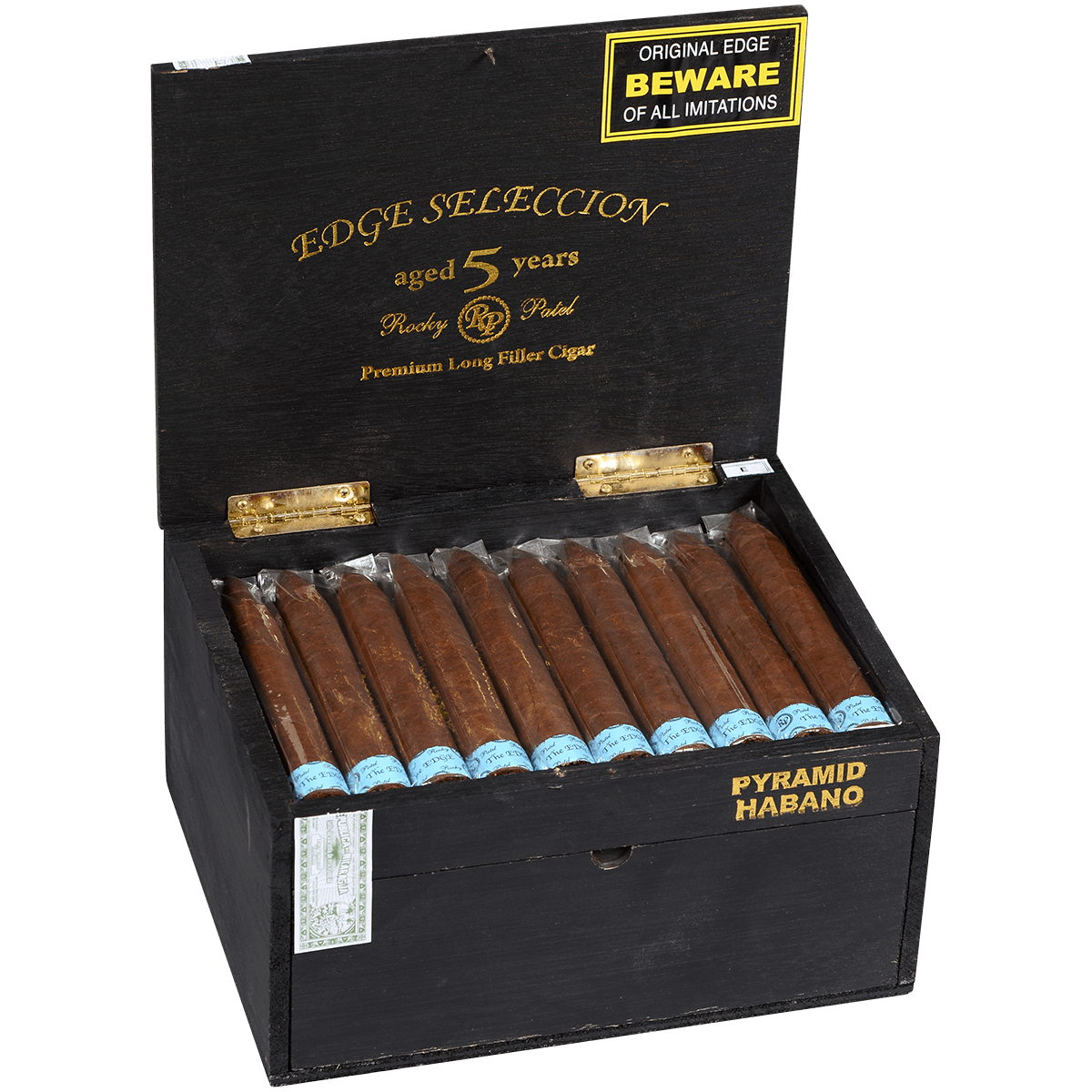 ROCKY PATEL SELECCION THE EDGE PYRAMID HABANO 50 CT. BOX 6.00X52