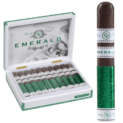 ROCKY PATEL EMERALD ROBUSTO BOX PRESSED  20 CT BOX 5.5X50