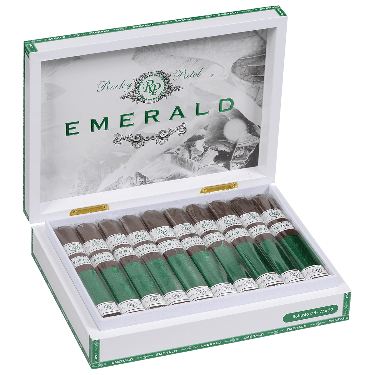 ROCKY PATEL EMERALD ROBUSTO BOX PRESSED  20 CT BOX 5.5X50