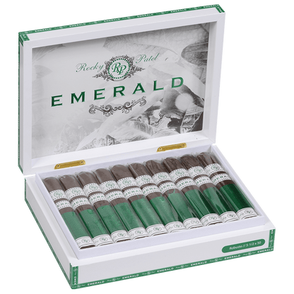ROCKY PATEL EMERALD ROBUSTO BOX PRESSED  20 CT BOX 5.5X50