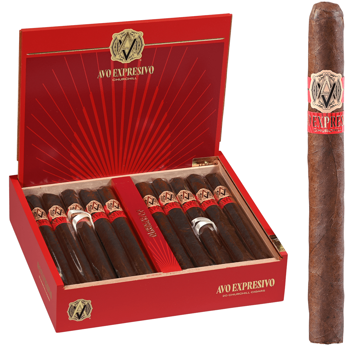 AVO EXPRESIVO CHURCHILL 20CT BOX 48X7