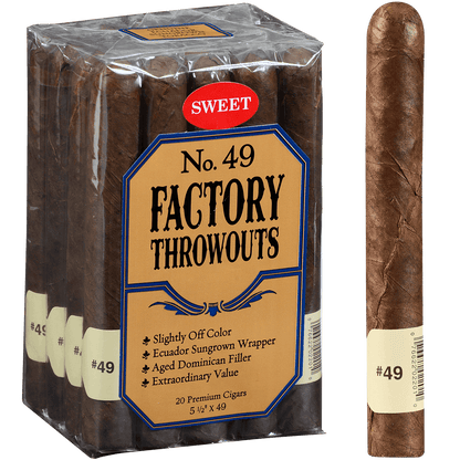 FACTORY THROWOUTS NO 49 SWEET 20 CT. BUNDLE 5.50X49