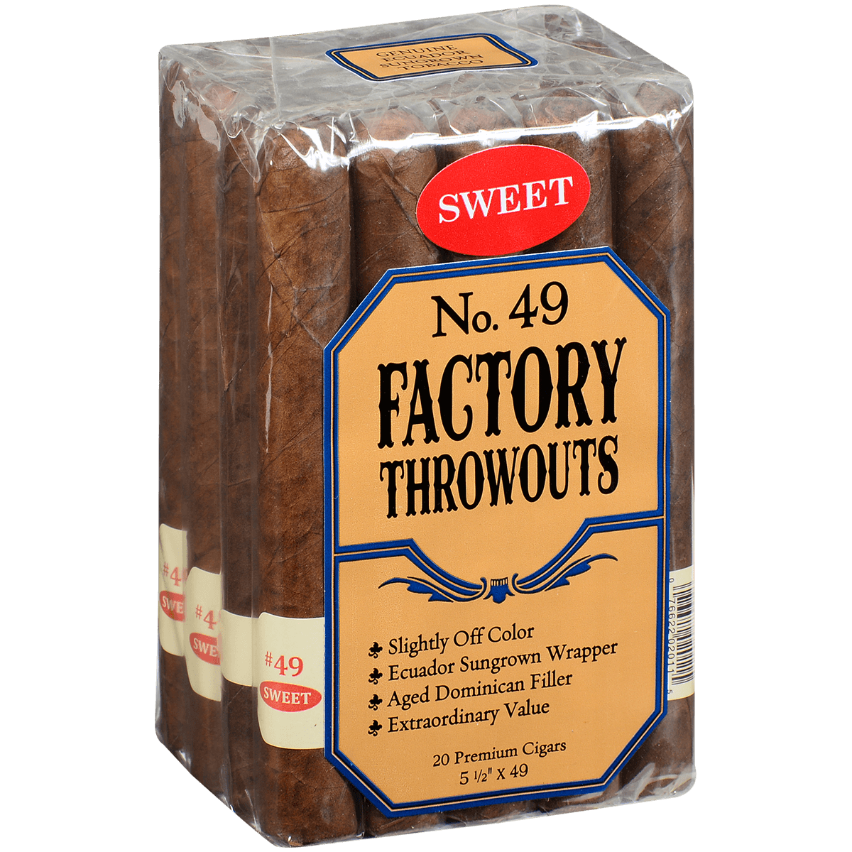 FACTORY THROWOUTS NO 49 SWEET 20 CT. BUNDLE 5.50X49