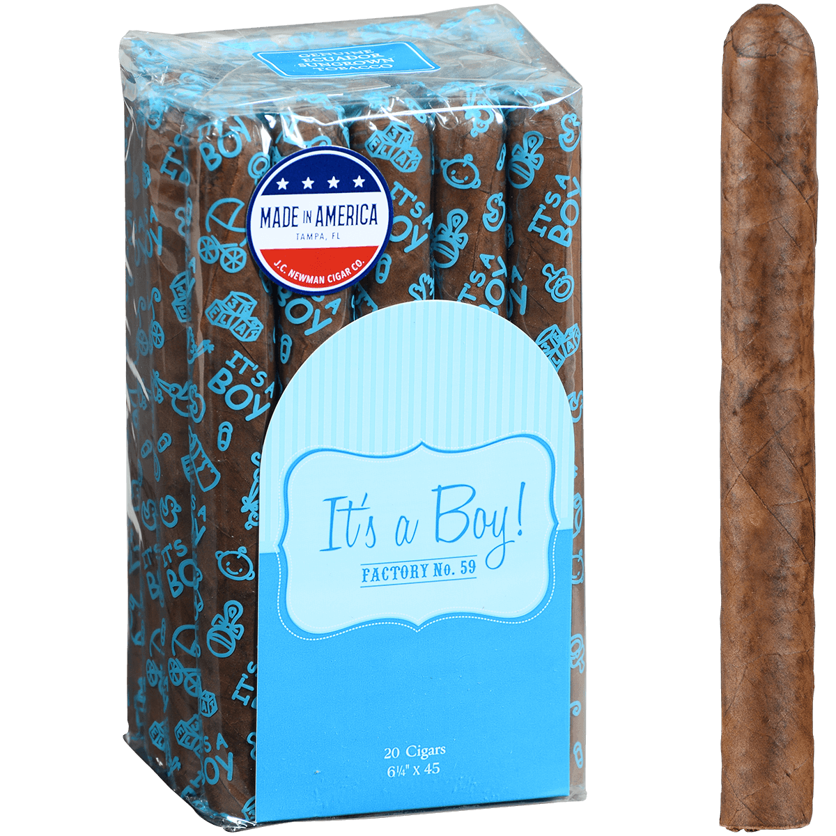 FACTORY THROWOUTS NO 59 "IT'S A BOY" 20 CT. BUNDLE  6.25X45