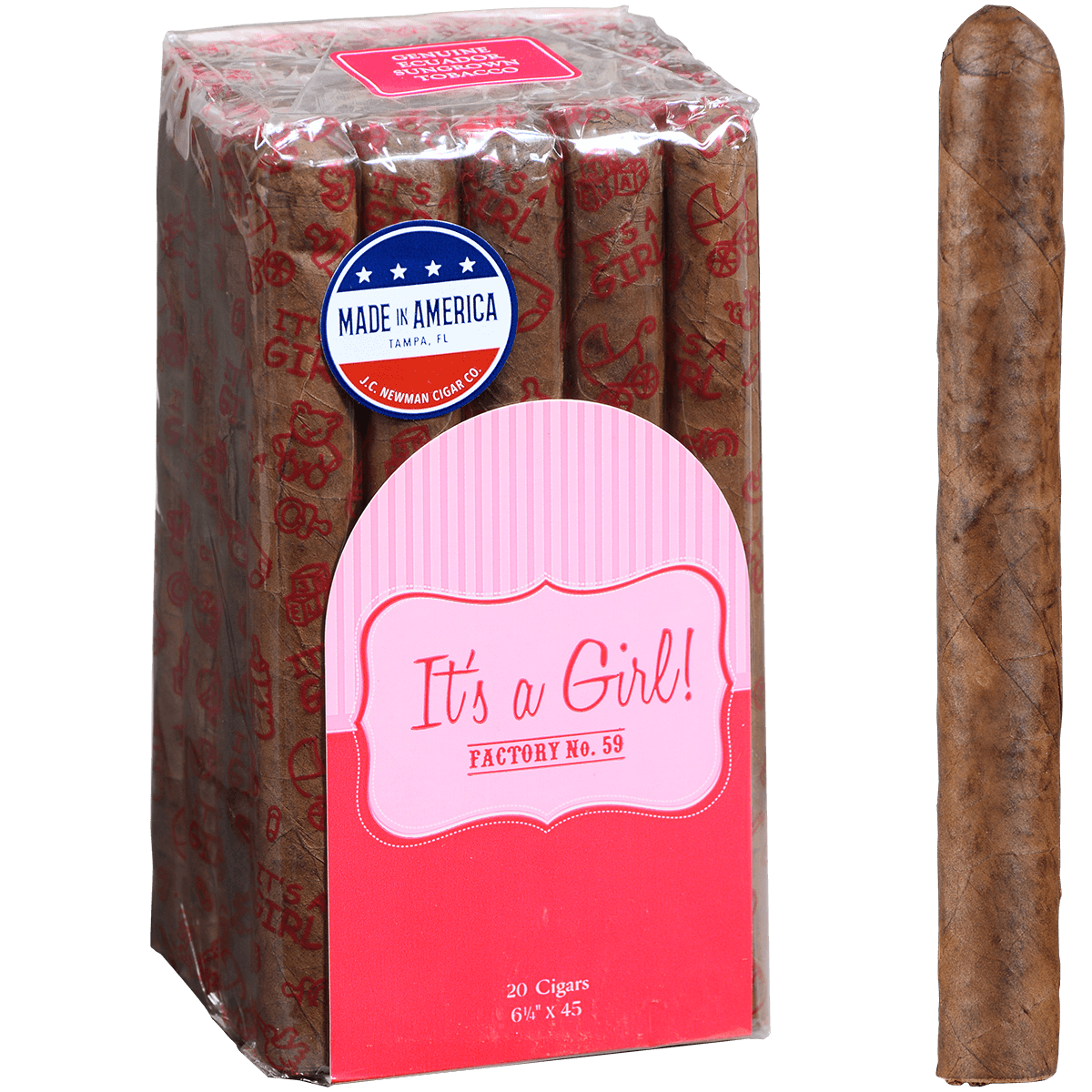 FACTORY THROWOUTS NO 59 "IT'S A GIRL" 20 CT. BUNDLE  6.25X45