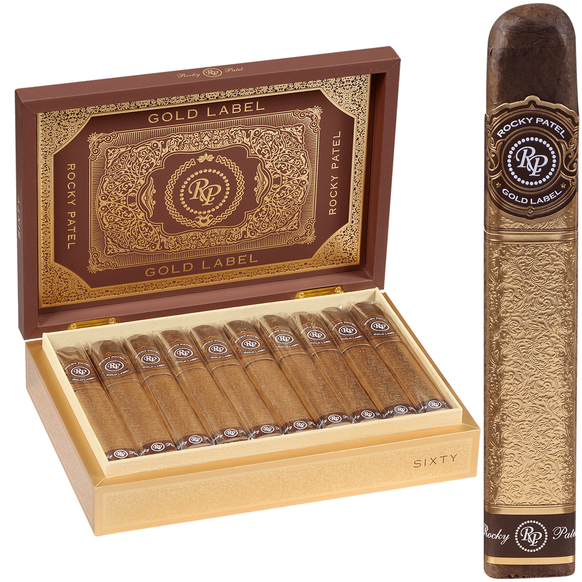 ROCKY PATEL GOLD LABEL SIXTY 20CT BOX 6X60
