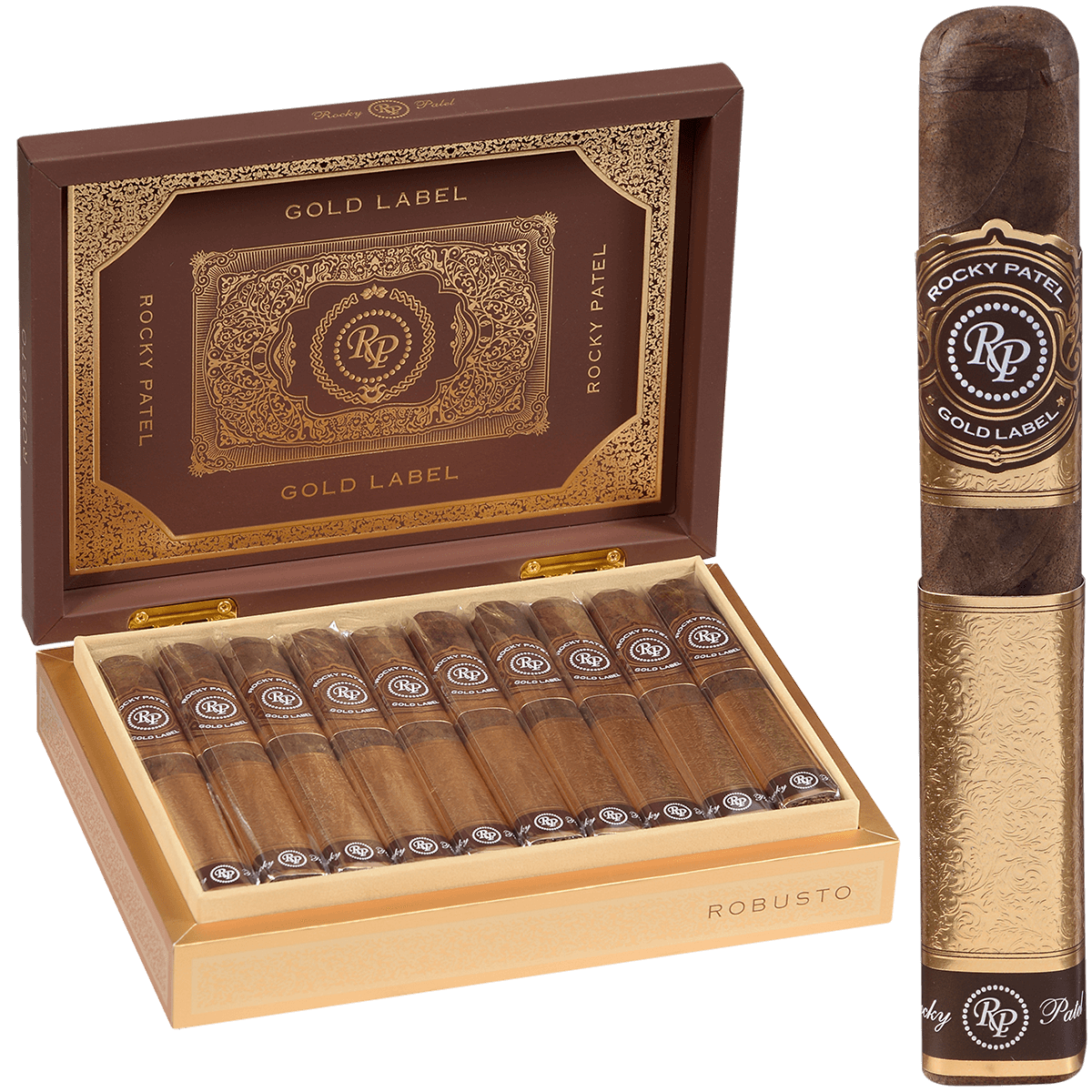 ROCKY PATEL GOLD LABEL ROBUSTO 20CT BOX 5.5X50