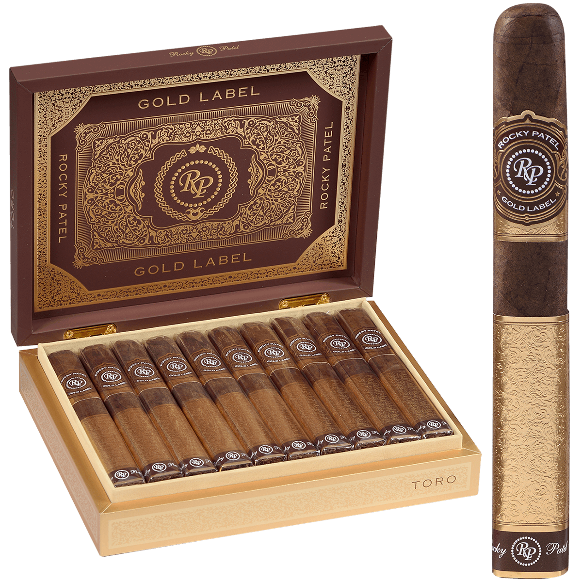 ROCKY PATEL GOLD LABEL TORO 20CT BOX  6.5X54