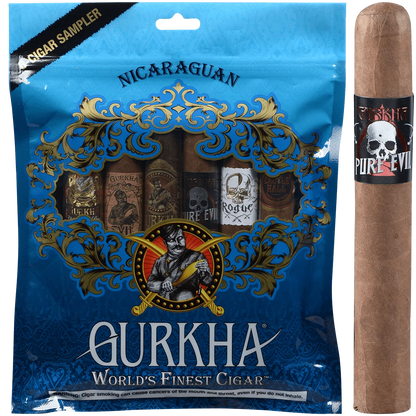 GURKHA TORO FRESH PACK BLUE NICRAGUAN 6 CT. SAMPLER 6.00X50