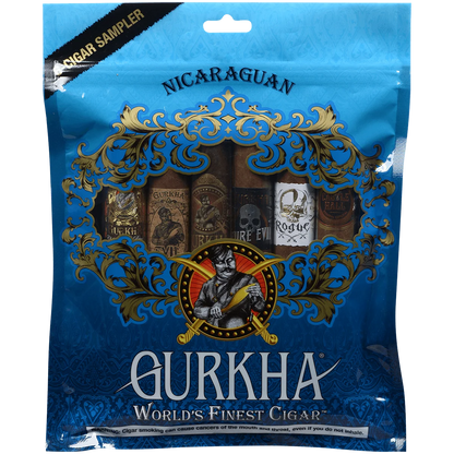 GURKHA TORO FRESH PACK BLUE NICRAGUAN 6 CT. SAMPLER 6.00X50