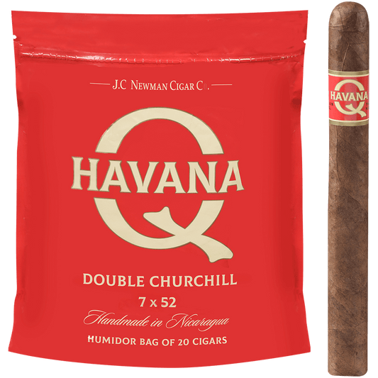 HAVANA Q DOUBLE CHURCHILL 20 CT. BAG 7.00X52