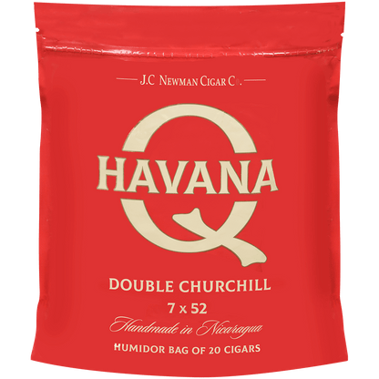 HAVANA Q DOUBLE CHURCHILL 20 CT. BAG 7.00X52