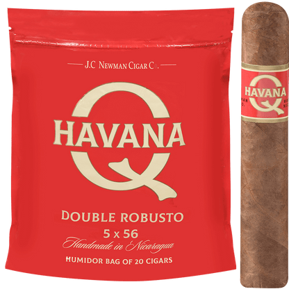 HAVANA Q DOUBLE ROBUSTO 20 CT. BAG 5.00X56