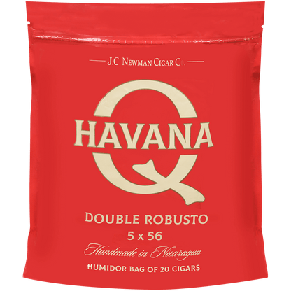 HAVANA Q DOUBLE ROBUSTO 20 CT. BAG 5.00X56