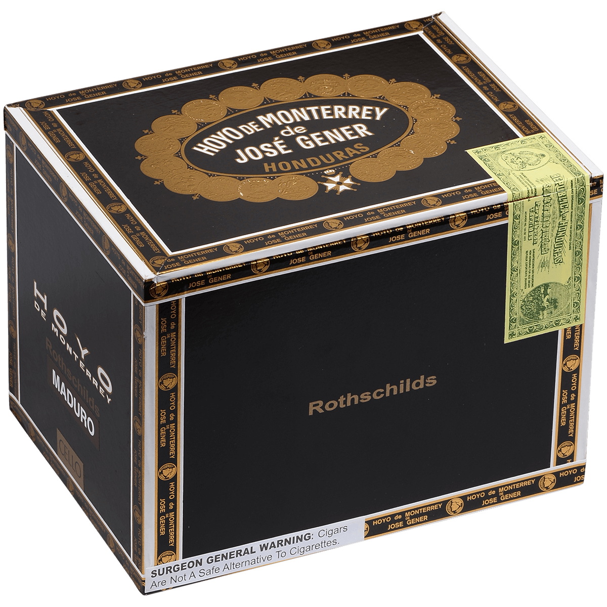 HOYO DE MONTERREY MADURO ROTHSCHILD 50 CT.BOX 4.50X50