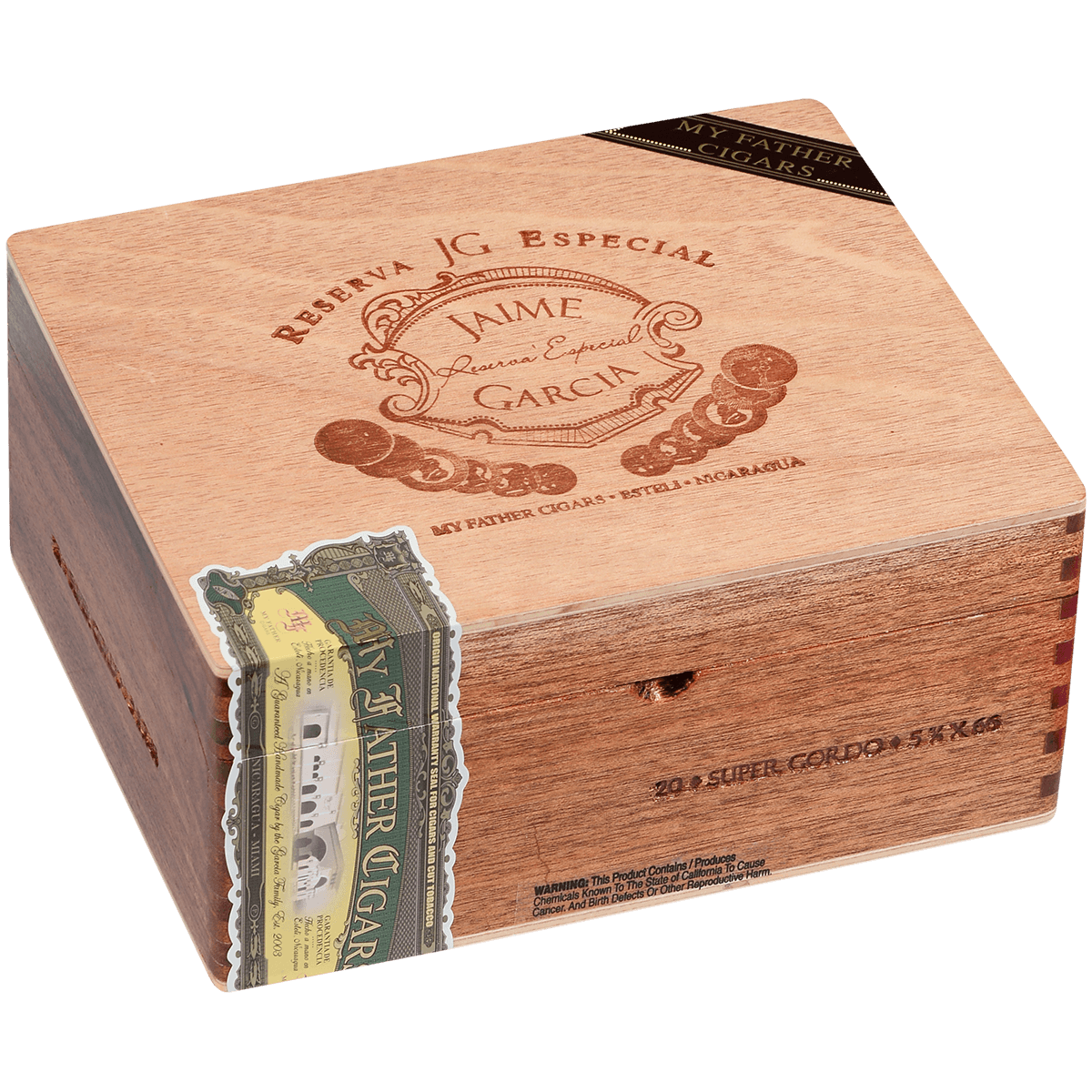 JAIME GARCIA RESERVA ESPECIAL SUPER GORDO 20 CT. BOX 5.75X66