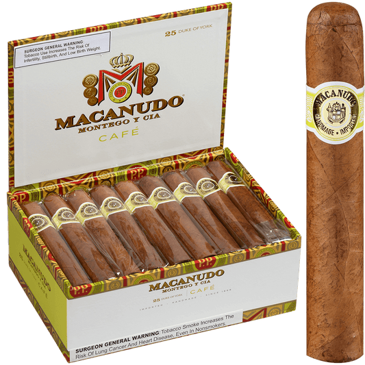 MACANUDO CAFE DUKE OF YORK 25 CT. BOX 5.25X54