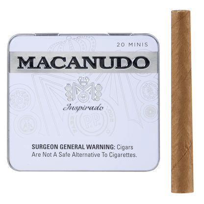 MACANUDO INSPIRADO WHITE MINIS 5/20 CT. TINS 3.00X20