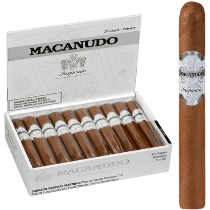 MACANUDO INSPIRADO WHITE ROBUSTO 20 CT. BOX 5.00X50