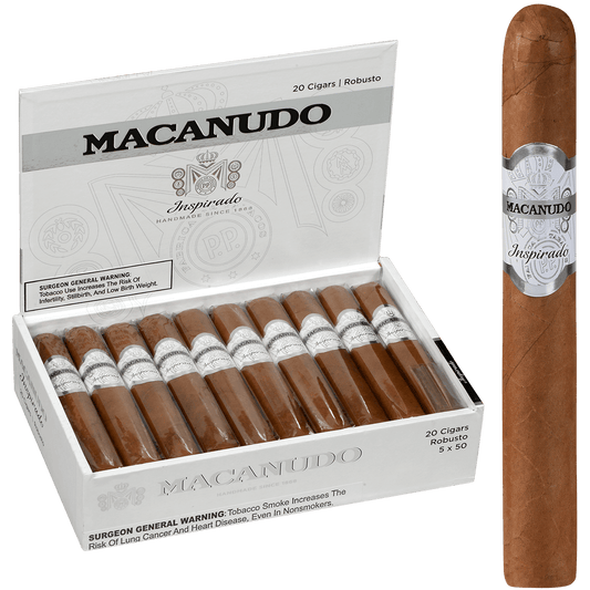 MACANUDO INSPIRADO WHITE ROBUSTO 20 CT. BOX 5.00X50