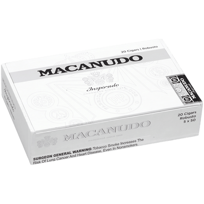 MACANUDO INSPIRADO WHITE ROBUSTO 20 CT. BOX 5.00X50