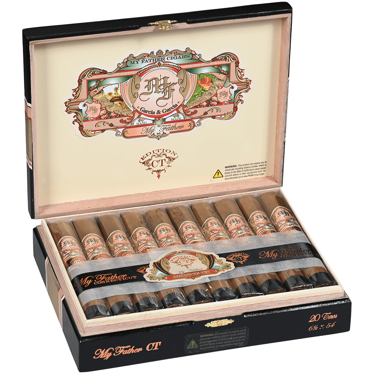 MY FATHER CONNECTICUT TORO 20CT. BOX 6 1/2 X54