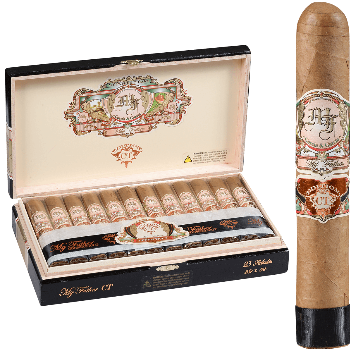 MY FATHER CONNECTICUT ROBUSTO 23CT. BOX 5 1/4 X 52