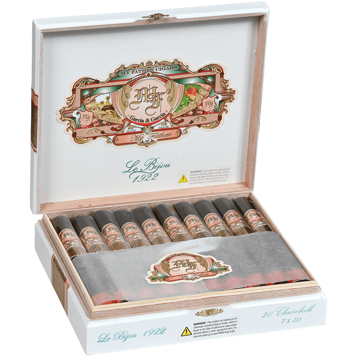 MY FATHER LE BIJOU 1922 CHURCHILL 20 CT. BOX 7.00X50