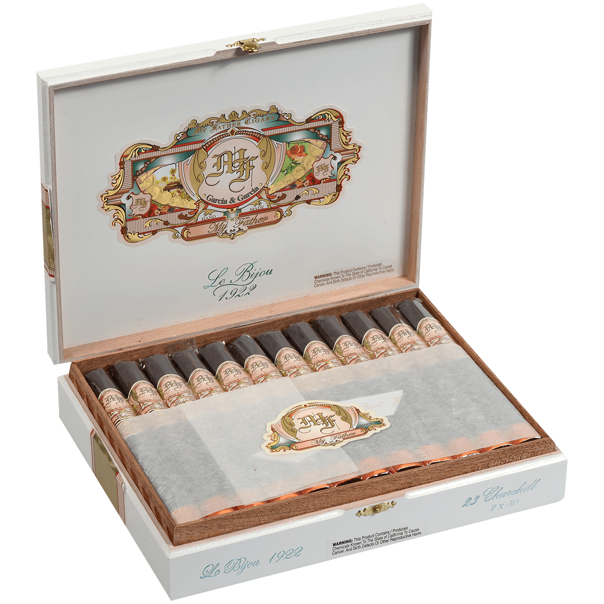 MY FATHER LE BIJOU 1922 CHURCHILL 23 CT. BOX 7.00X50