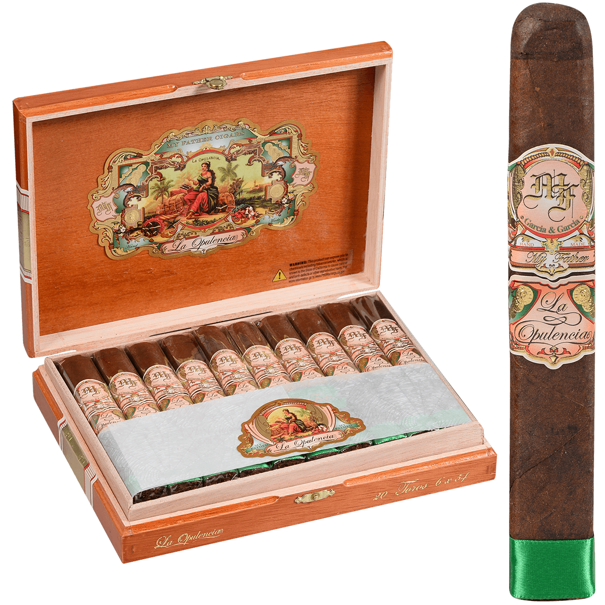 MY FATHER LA OPULENCIA TORO 20 CT. BOX 6.00X54