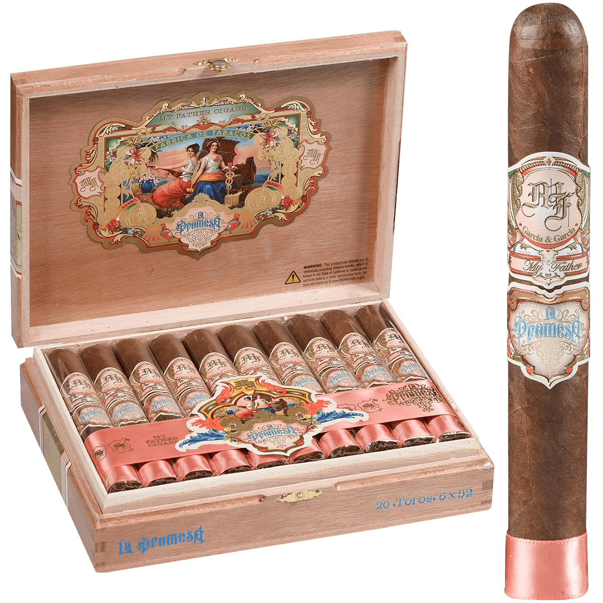 MY FATHER LA PROMESA TORO 20CT. BOX 6X52