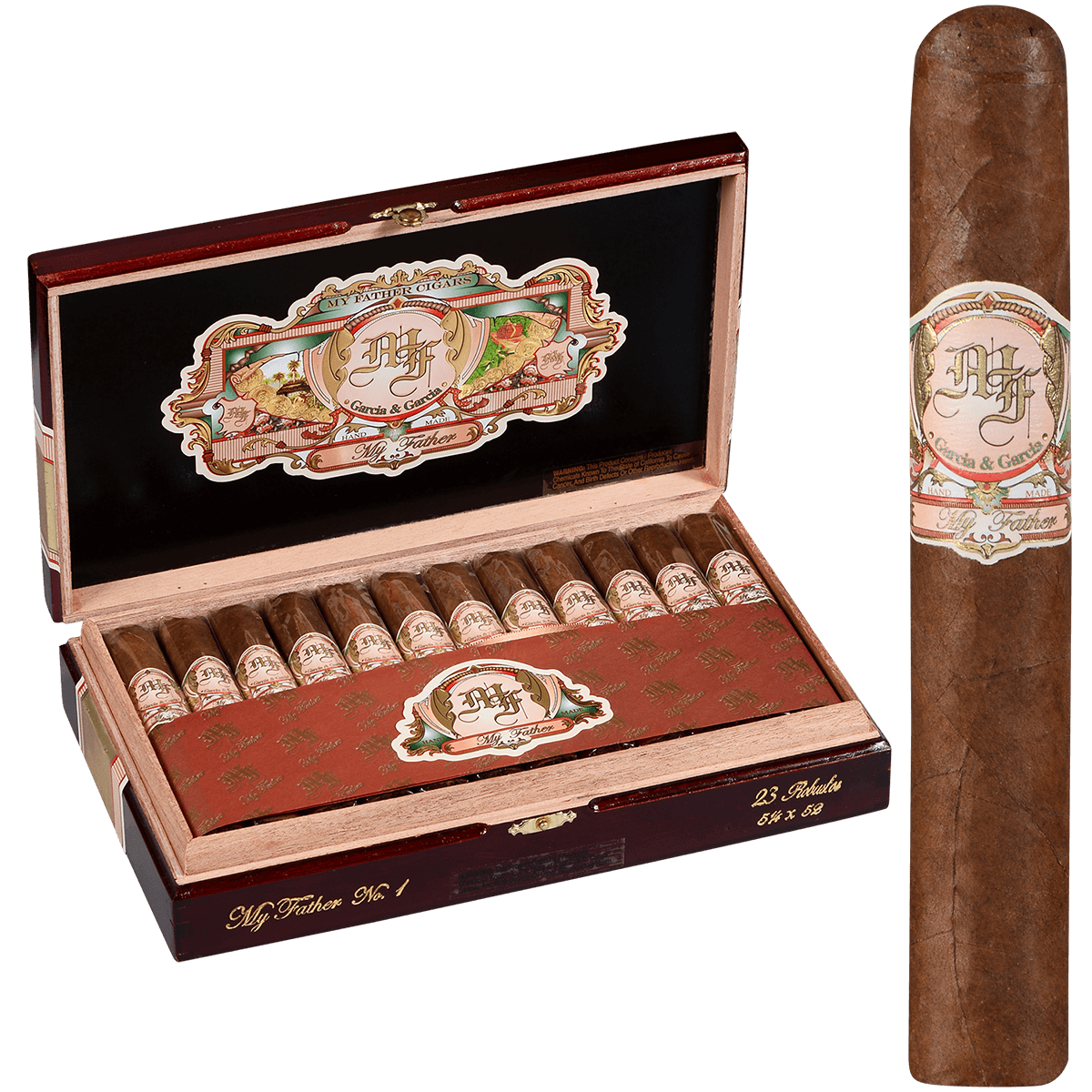 MY FATHER NO. 1 ROBUSTO 23 CT. BOX 5.25X52