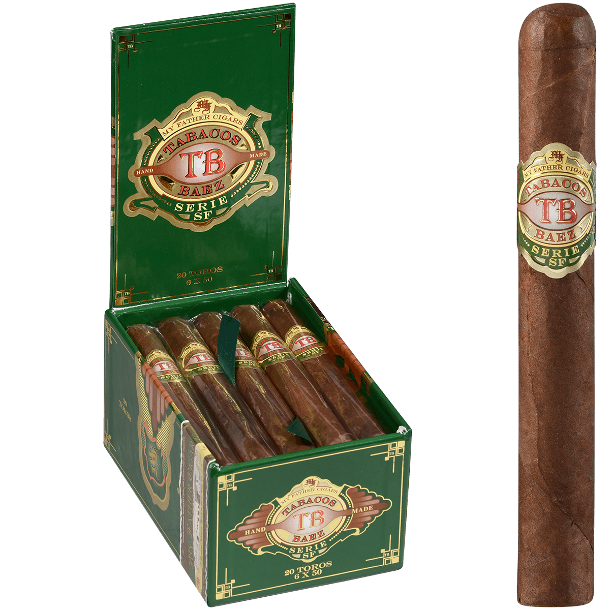 MY FATHER TABACOS BAEZ SERIE "SF" TORO 20CT. BOX 6X50