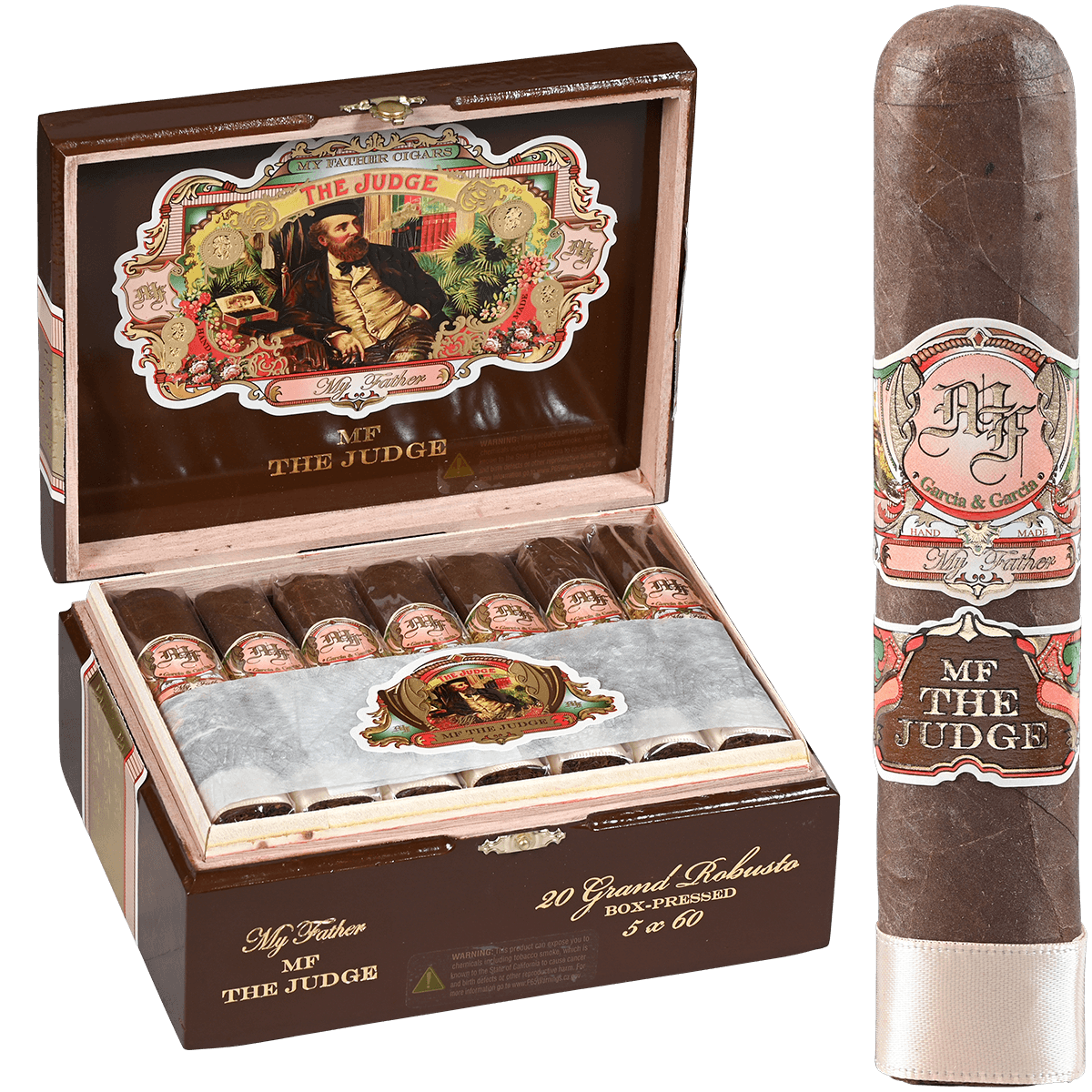 MY FATHER MF THE JUDGE GRAND ROBUSTO 20 CT. BOX 5.00X60