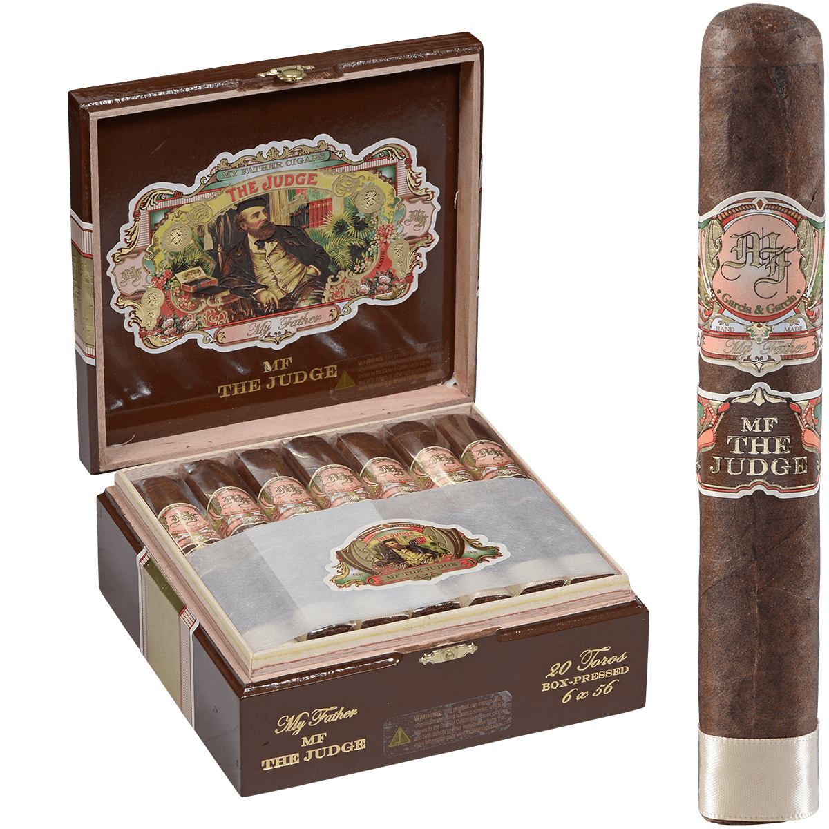 MY FATHER MF THE JUDGE TORO 20 CT. BOX 6.00X56