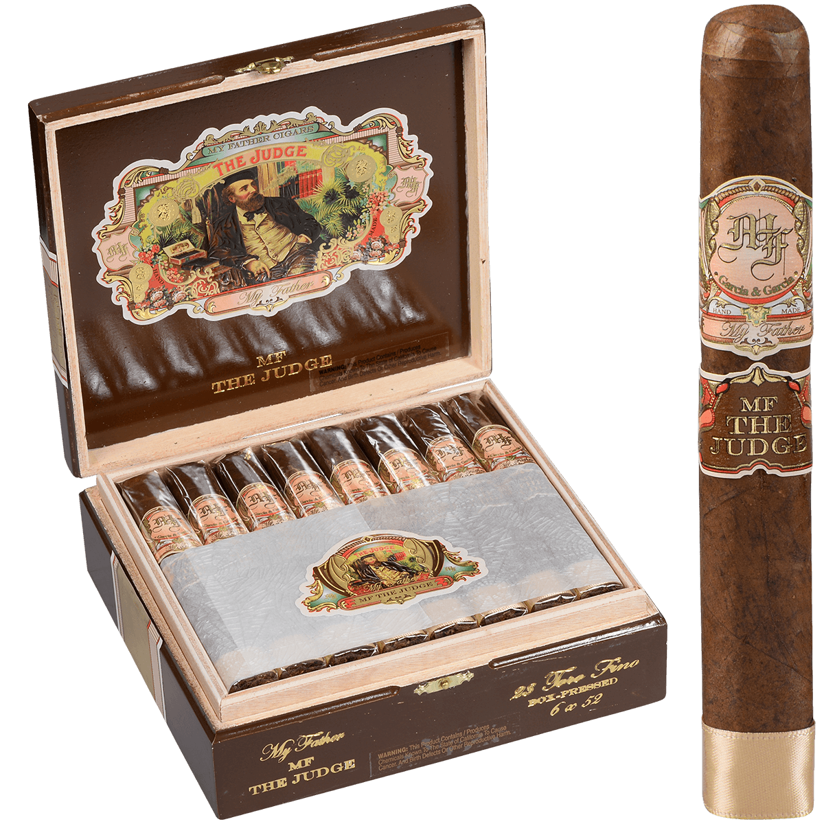 MY FATHER MF THE JUDGE TORO FINO 23 CT. BOX 6.00X52