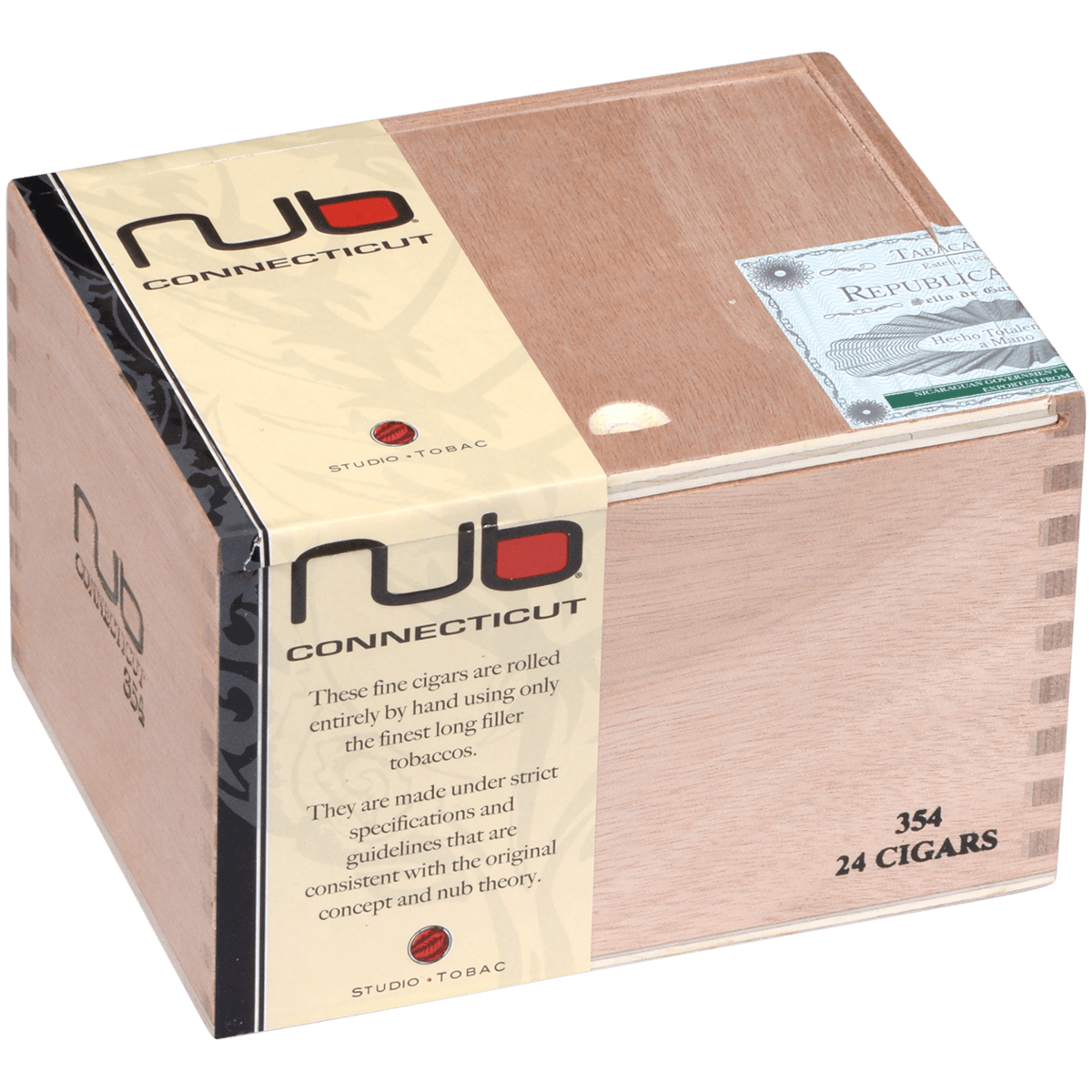 NUB CONNECTICUT 354 24 CT. BOX 3.75X54