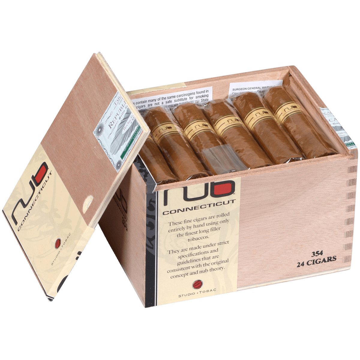 NUB CONNECTICUT 354 24 CT. BOX 3.75X54