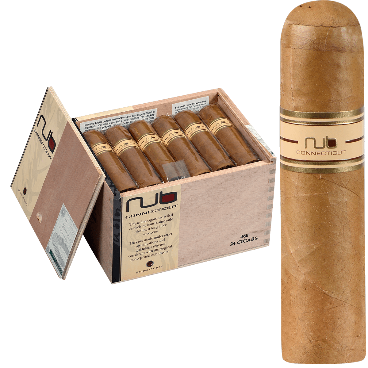 NUB CONNECTICUT 460 24 CT. BOX 4.00X60