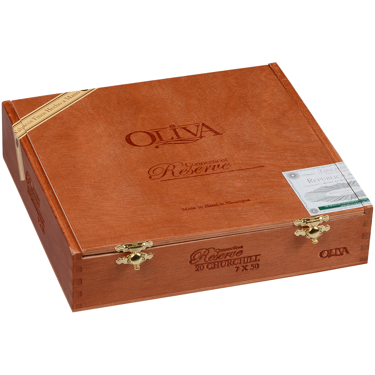 OLIVA CONNECTICUT WRAPPER RESERVE CHURCHILL 20 CT. BOX 7.00X50