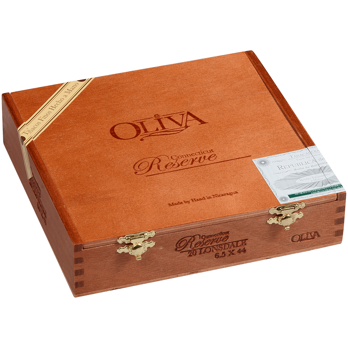 OLIVA CONNECTICUT WRAPPER RESERVE LONSDALE 20 CT. BOX 6.25X44