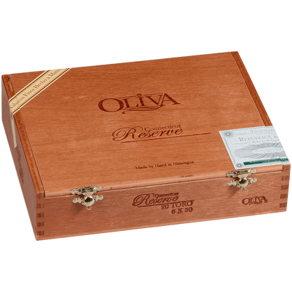 OLIVA CONNECTICUT WRAPPER RESERVE TORO 20 CT. BOX 6.00X50