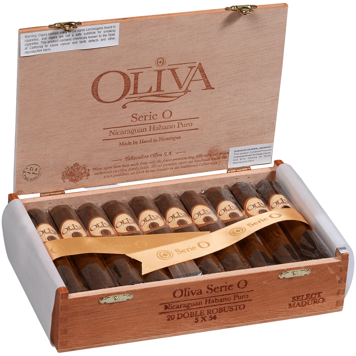 OLIVA SERIE O MADURO DOUBLE ROBUSTO 20 CT. BOX 5.00X54