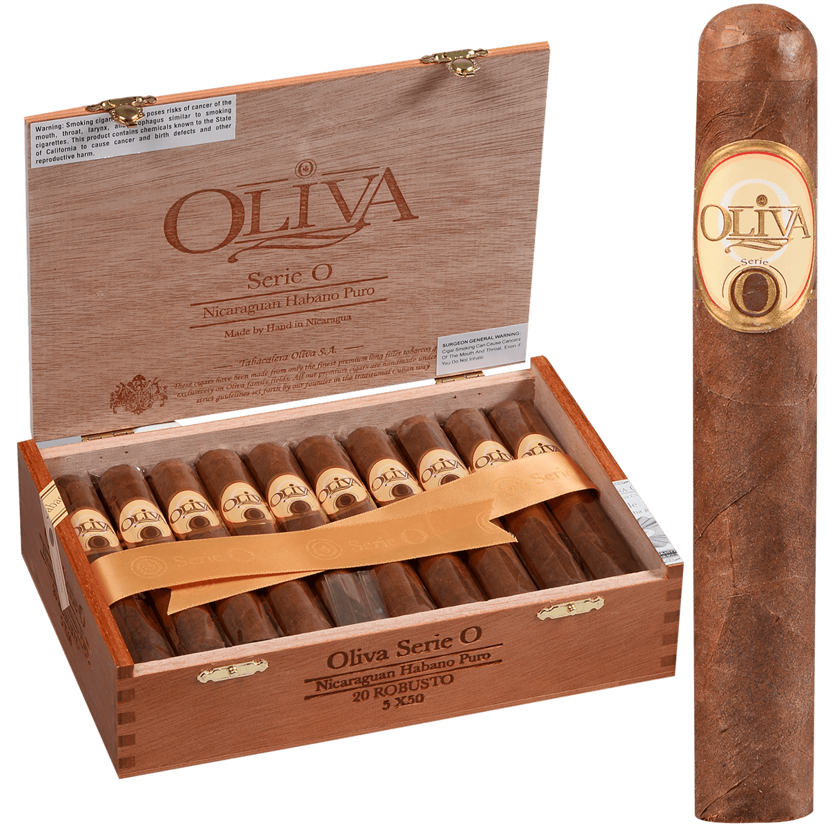 OLIVA SERIE O ROBUSTO 20 CT. BOX 5.00X50