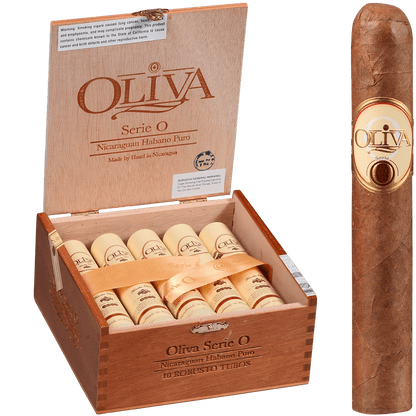 OLIVA SERIE O ROBUSTO TUBOS 10 CT. BOX 5.00X50